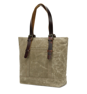 CanvasCottonToteBagWaterResistantShoulderBagCrossbodyHandbagLargeCapacityToteForOfficeSchoolCollege_1