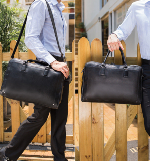 FullGrainLeatherMensBriefcase17InchLeatherLaptopBagMensLargeBusinessShoulderBagMessengerBag_1