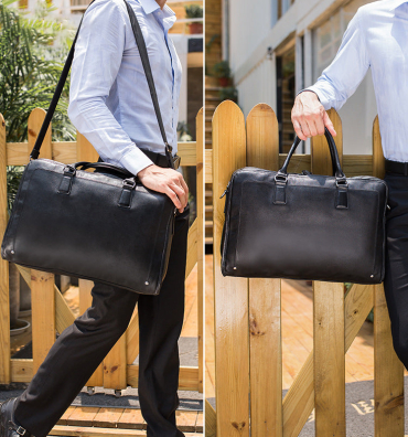 FullGrainLeatherMensBriefcase17InchLeatherLaptopBagMensLargeBusinessShoulderBagMessengerBag_1