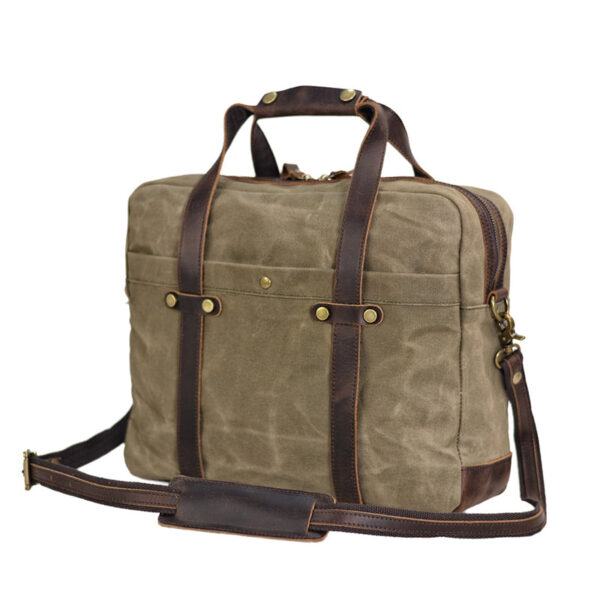 Canvas Messenger Bag Canvas Brief case Laptop Bag